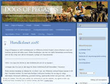 Tablet Screenshot of dogsofpegasus.com